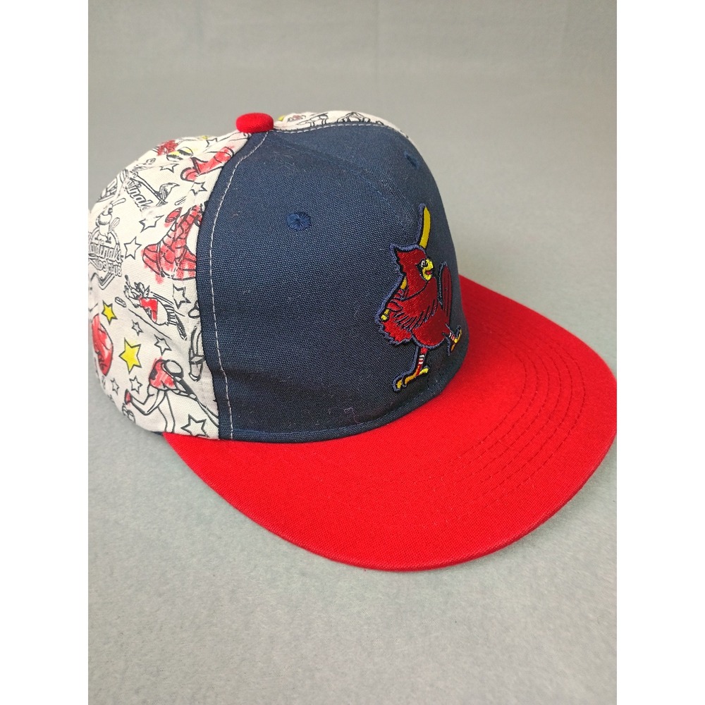 St Louis Cardinals Kids Club Snapback Hat Navy Red Fredbird Baseball Cap Kids